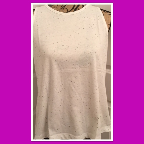 LOFT Tops - LOFT Boatneck Tank Top - Whisper White Medium NWT